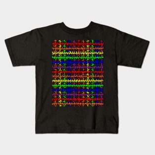 Rainbow Thatch Kids T-Shirt